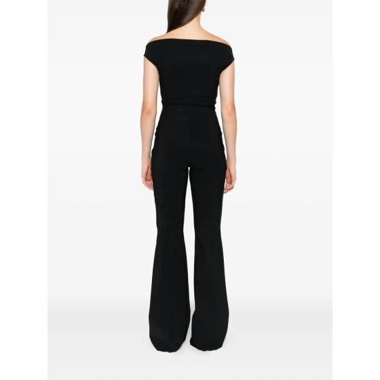 Chiara Boni CHIARA BONI Women Jumpsuits REBECCA 37 BLACK Size 28" / US 6 / IT 42 - 2 Thumbnail