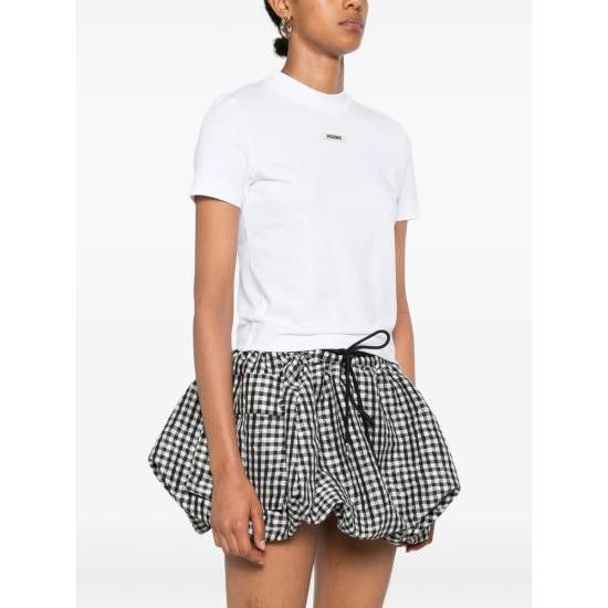 Jacquemus JACQUEMUS Women Tops TSW00133 AJ00124 100 WHITE Size M / US 6-8 / IT 42-44 - 4 Thumbnail