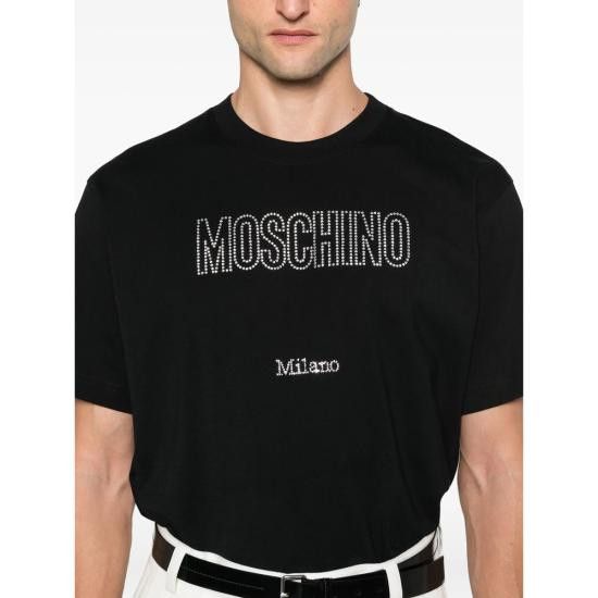 Moschino MOSCHINO Men T-Shirts 5241 V0726 1555 BLACK Size US M / EU 48-50 / 2 - 4 Thumbnail