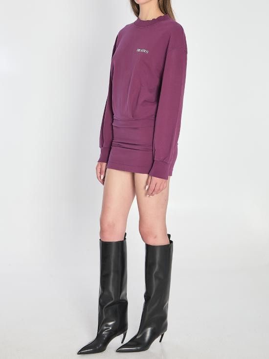 The Attico THE ATTICO Women Mid Skirts 251WCA00393 PURPLE Size S / US 4 / IT 40 - 2 Thumbnail