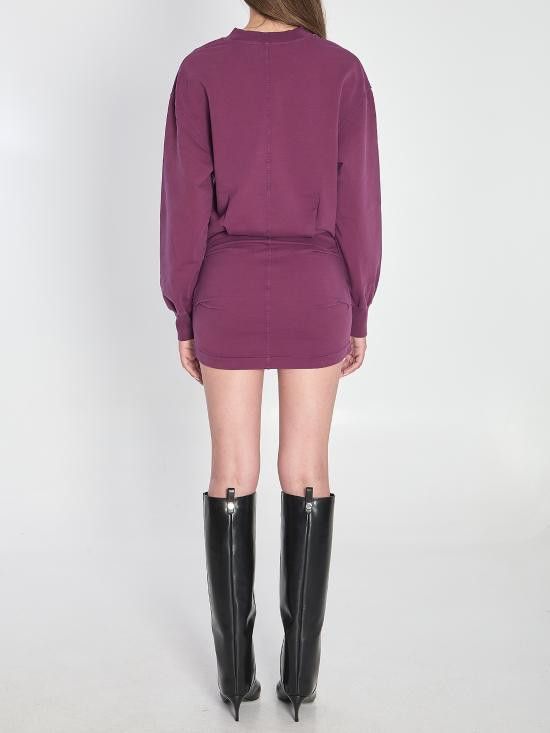 The Attico THE ATTICO Women Mid Skirts 251WCA00393 PURPLE Size M / US 6-8 / IT 42-44 - 4 Thumbnail