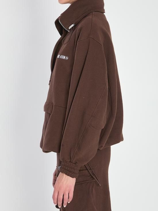 The Attico THE ATTICO Women Sweater 251WCB00091 BROWN Size XS / US 0-2 / IT 36-38 - 3 Thumbnail