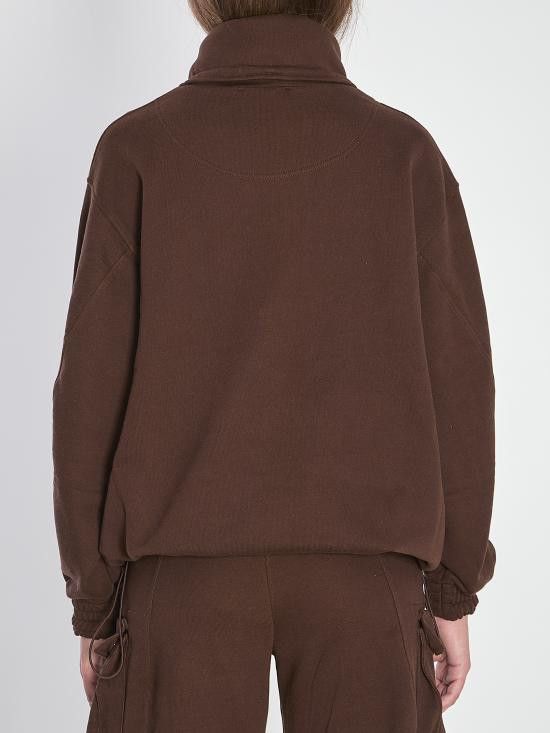 The Attico THE ATTICO Women Sweater 251WCB00091 BROWN Size S / US 4 / IT 40 - 4 Thumbnail