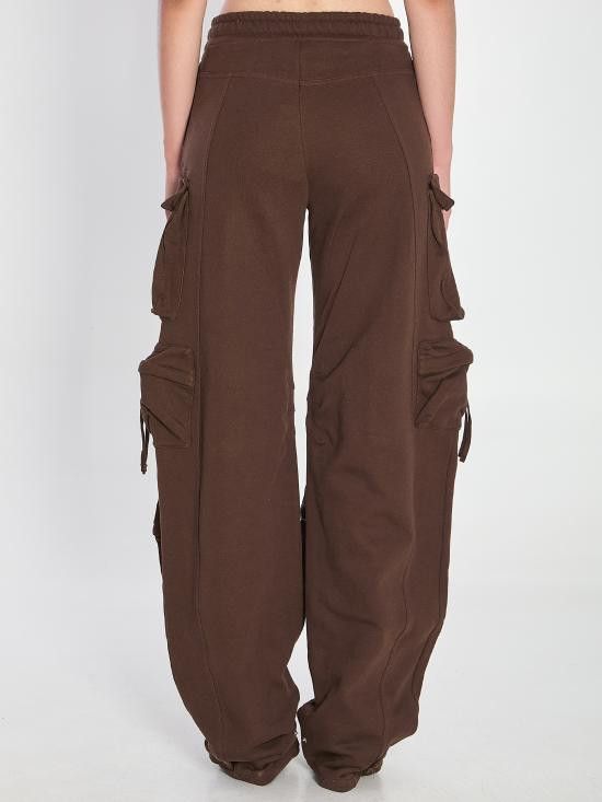 The Attico THE ATTICO Women Straight Pants 251WCP00260 BROWN Size 26" / US 2 / IT 38 - 4 Thumbnail