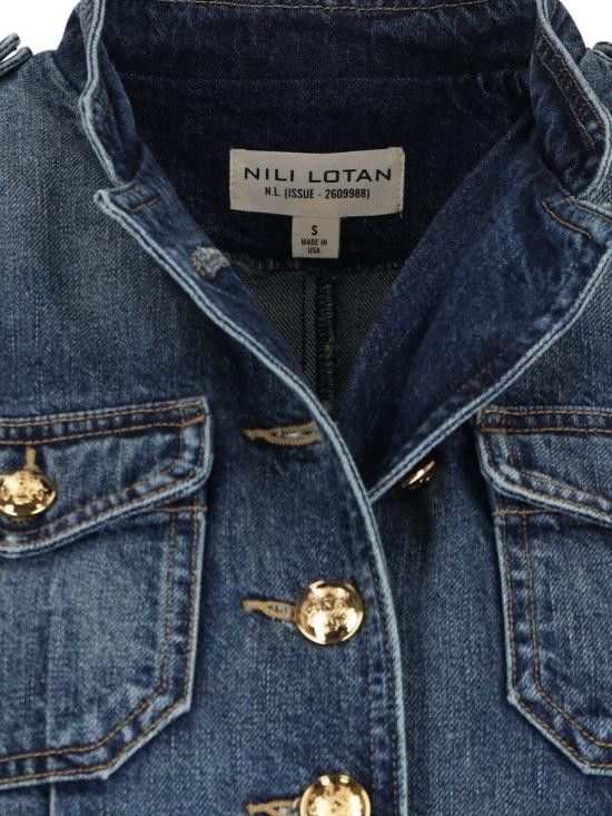 Nili Lotan NILI LOTAN Women Jackets 12878 W1451 WSI Blue Size M / US 6-8 / IT 42-44 - 3 Thumbnail