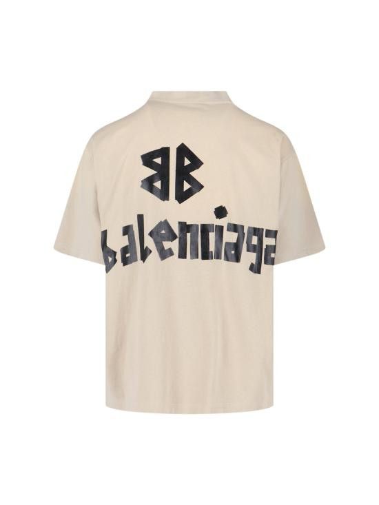 Balenciaga BALENCIAGA Men T-Shirts 764235 TSVK1 9501 Beige Size US S / EU 44-46 / 1 - 2 Thumbnail
