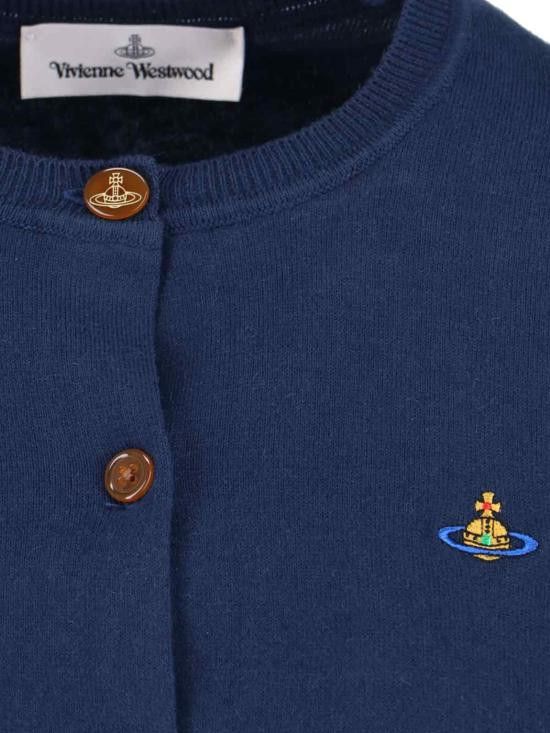 Vivienne Westwood VIVIENNE WESTWOOD Women Sweater 1803002U Y001V K410 Blue Size L / US 10 / IT 46 - 3 Thumbnail