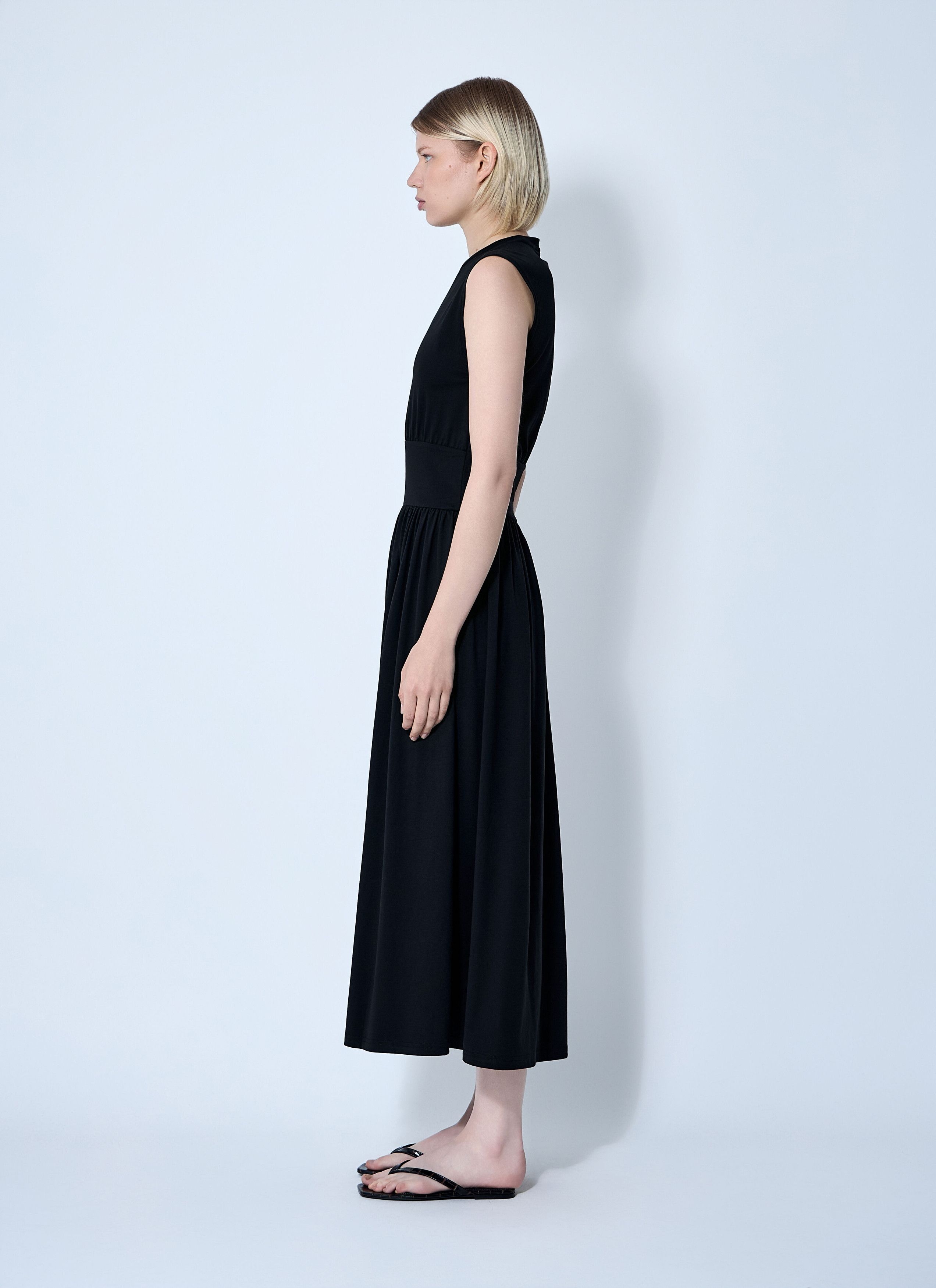 Toteme Sleeveless Cotton Tee Dress Size S / US 4 / IT 40 - 3 Thumbnail