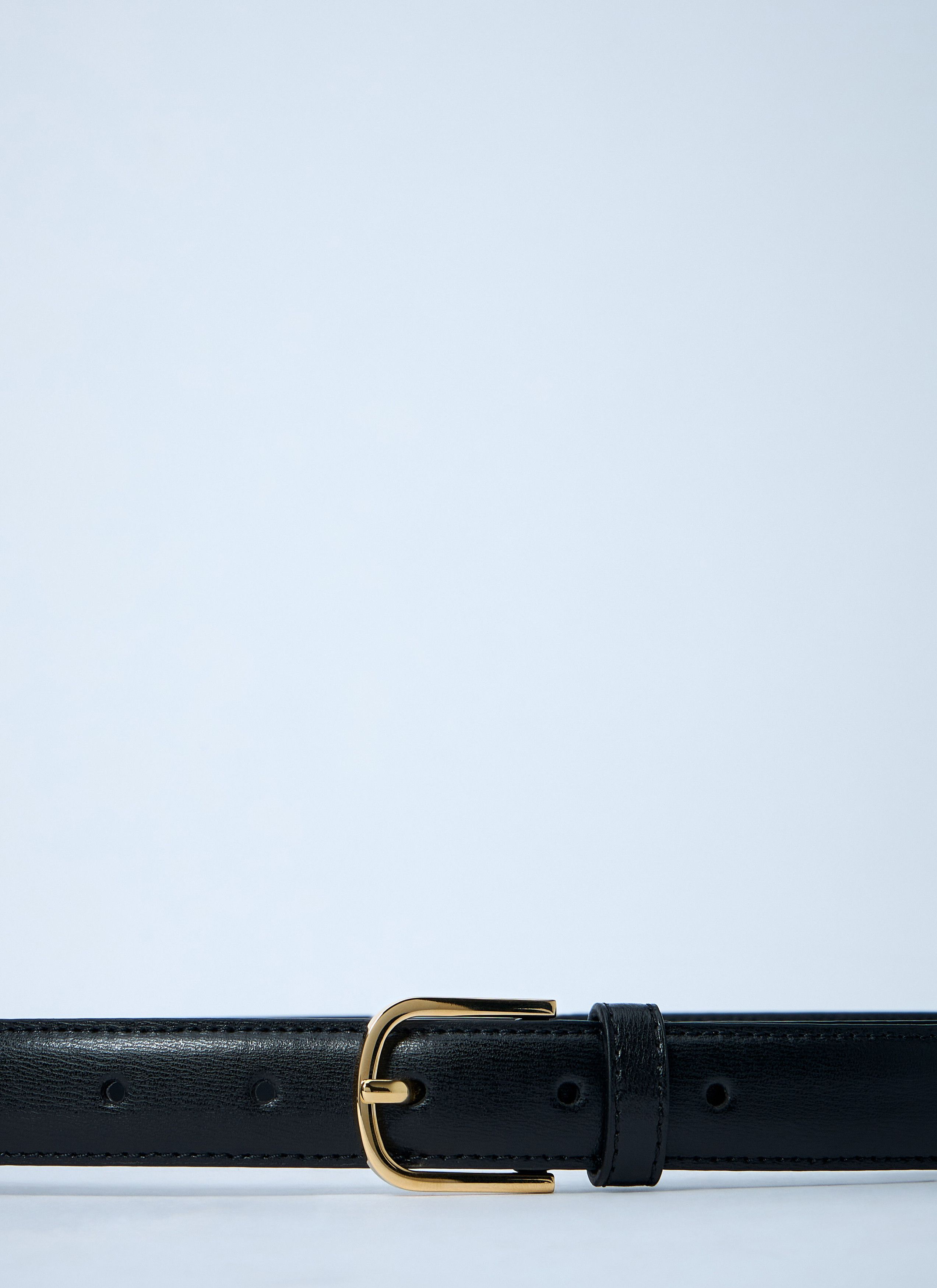 Toteme Slim Leather Belt Size ONE SIZE - 2 Thumbnail