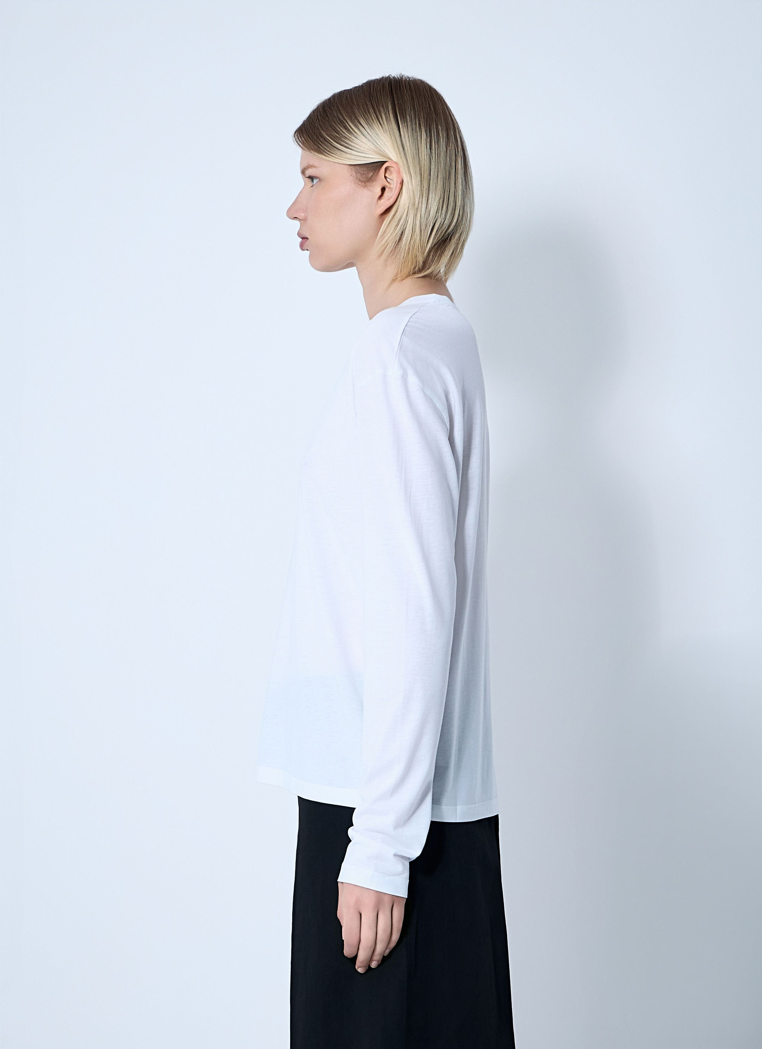 Toteme Classic Long Sleeve T-Shirt Size M / US 6-8 / IT 42-44 - 3 Thumbnail