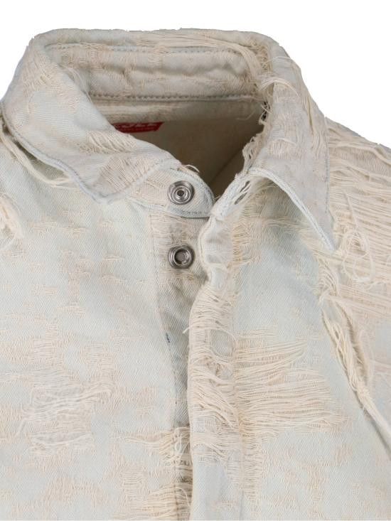 Diesel DIESEL Women Shirts A19061 09M40 01 White Size S / US 4 / IT 40 - 5 Thumbnail