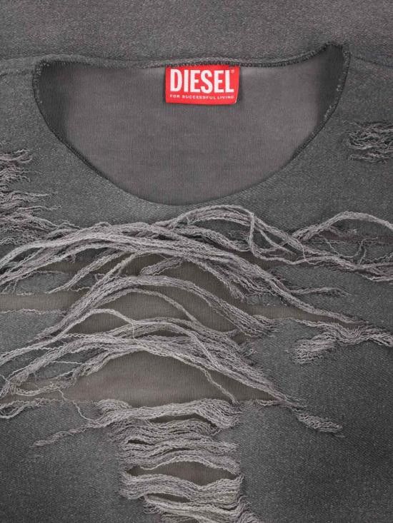 Diesel DIESEL Men Hoodies A18216 0PLAI 9AW Black Size US XL / EU 56 / 4 - 3 Thumbnail
