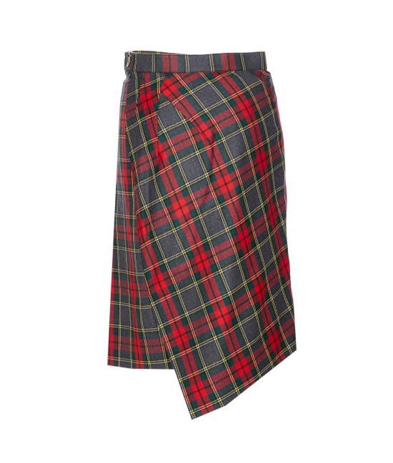 Vivienne Westwood VIVIENNE WESTWOOD Women Mid Skirts 1K01002D W0176H203 Red Size 28" / US 6 / IT 42 - 2 Thumbnail