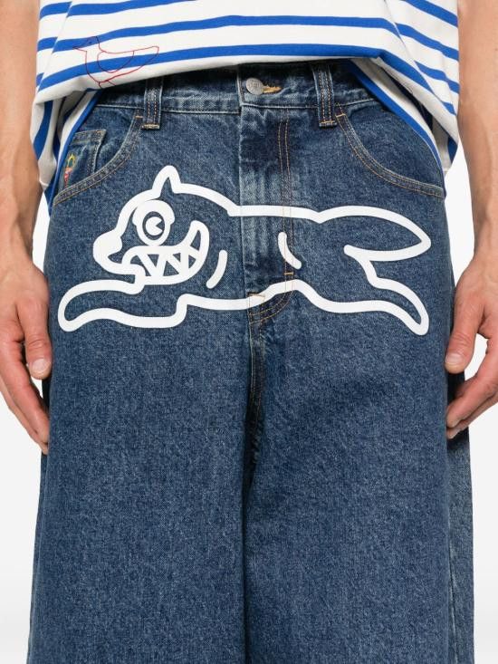 Icecream ICECREAM Men Denim Pants ICD25205 MIDWASHBLUE Blue Size US 32 / EU 48 - 4 Thumbnail