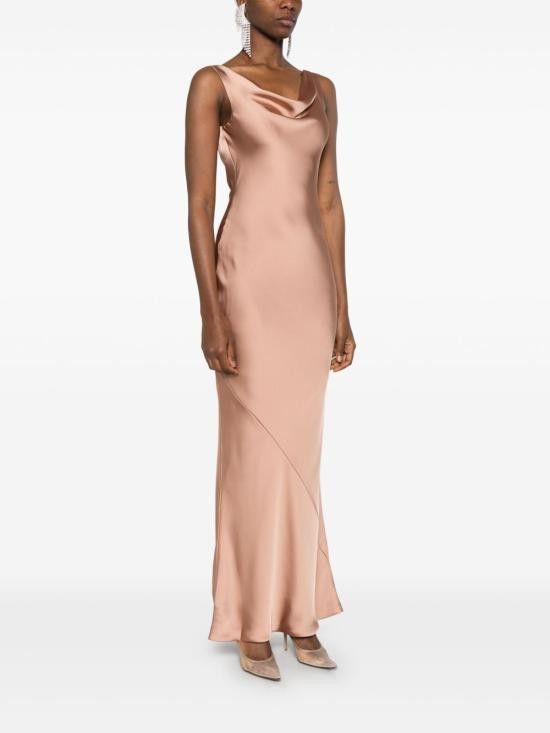 Norma Kamali NORMA KAMALI Women Long Skirts ST1253CB739 833 Beige Size XXS / US 00 / IT 34 - 3 Thumbnail