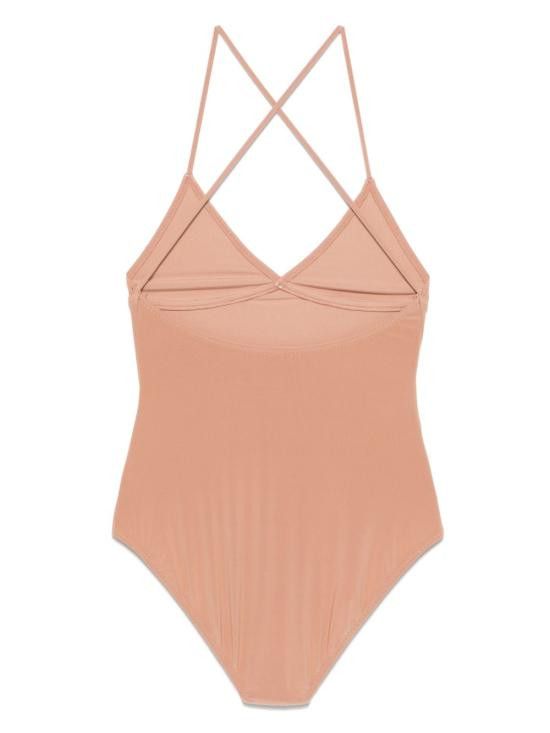 Norma Kamali NORMA KAMALI Women Bodysuit Tops KK125XPLP23 833 Beige Size M / US 6-8 / IT 42-44 - 2 Thumbnail