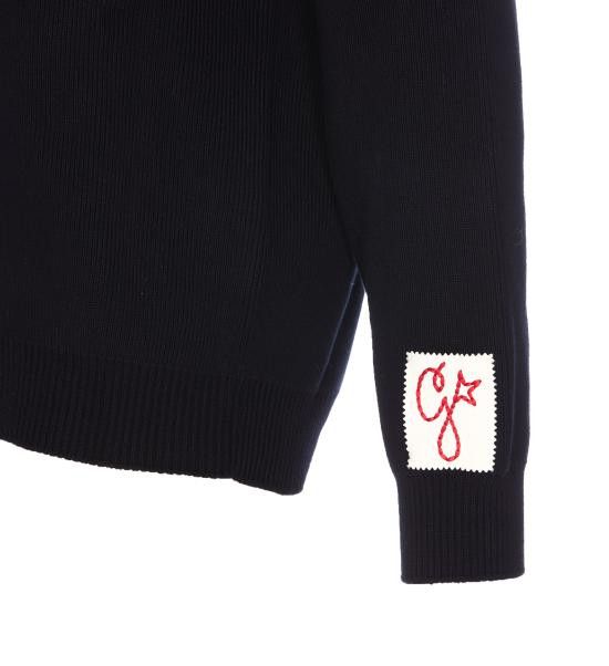 Golden Goose GOLDEN GOOSE Men Sweater GMP00841 P00066250486 Blue Size US M / EU 48-50 / 2 - 3 Thumbnail