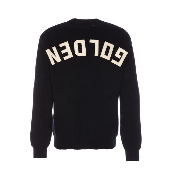Golden Goose GOLDEN GOOSE Men Sweater GMP00841 P00066250486 Blue Size US S / EU 44-46 / 1 - 2 Thumbnail