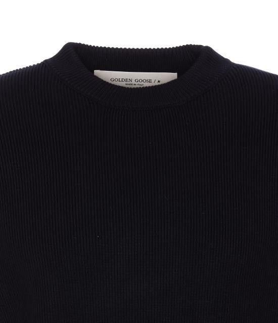 Golden Goose GOLDEN GOOSE Men Sweater GMP00841 P00066250486 Blue Size US S / EU 44-46 / 1 - 4 Thumbnail