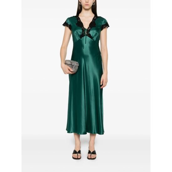 RIXO RIXO Women Dresses AMARI FOGRE GREEN Size S / US 4 / IT 40 - 2 Thumbnail