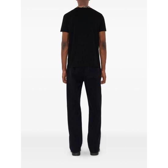 Burberry BURBERRY Men T-Shirts 8110101 RYAN CT A1189 BLACK Size US L / EU 52-54 / 3 - 4 Thumbnail