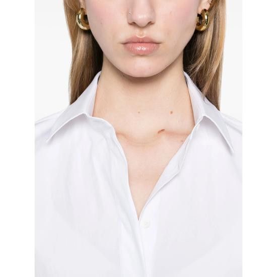 Max Mara MAX MARA Women Shirts ANGORA 443 001 WHITE Size XS / US 0-2 / IT 36-38 - 5 Thumbnail
