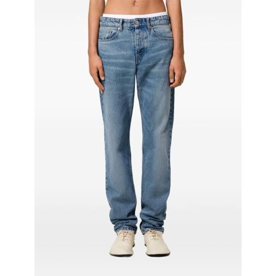 AMI AMI Men Denim Pants HTR001 DE0046 480 BLUE Size US 32 / EU 48 - 3 Thumbnail