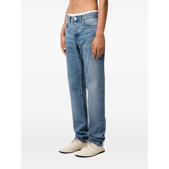 AMI AMI Men Denim Pants HTR001 DE0046 480 BLUE Size US 32 / EU 48 - 4 Thumbnail