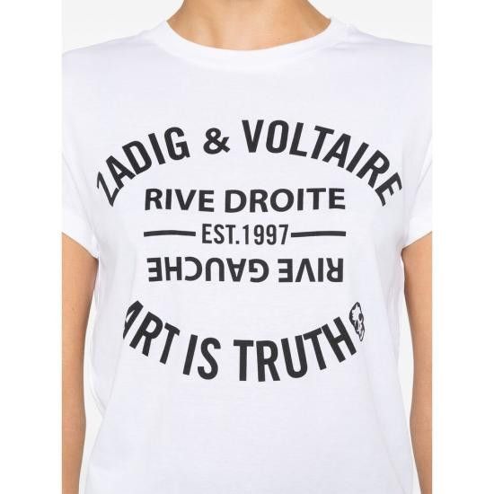 Zadig & Voltaire ZADIG & VOLTAIRE Women Tops JWTS02769 WHITE Size M / US 6-8 / IT 42-44 - 5 Thumbnail