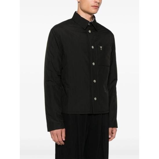 AMI AMI Men Long Tops HJK238 PA0009 001 BLACK Size US XL / EU 56 / 4 - 3 Thumbnail