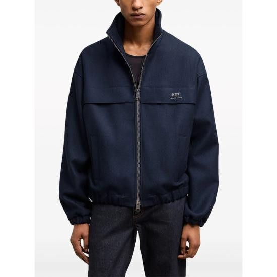 AMI AMI Men Jacket HJK058 WV0018 4011 BLUE Size US M / EU 48-50 / 2 - 2 Thumbnail