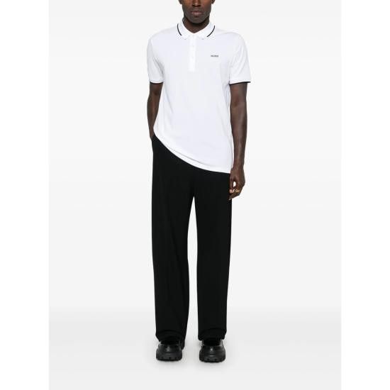 Hugo Boss HUGO BOSS Men Polo Shirts 50467344 100 WHITE Size US L / EU 52-54 / 3 - 4 Thumbnail