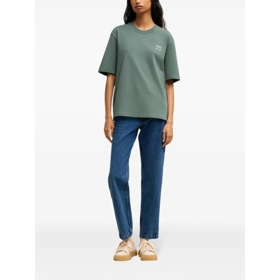 AMI AMI Men T-Shirts UTS024 726 4013 GREEN Size US S / EU 44-46 / 1 - 6 Thumbnail