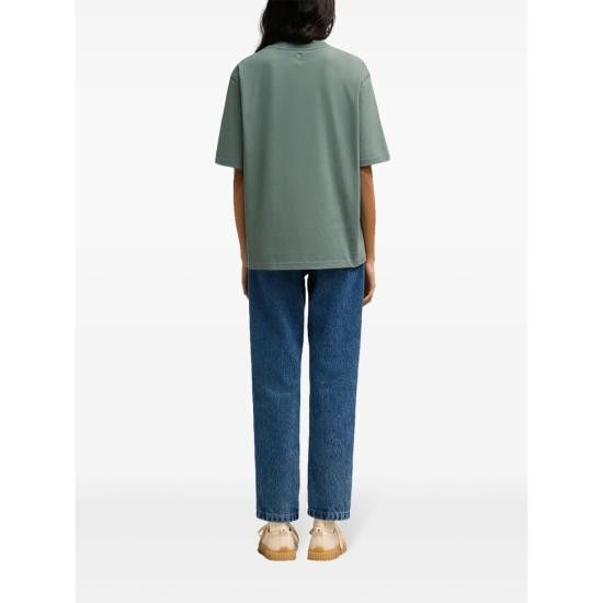 AMI AMI Men T-Shirts UTS024 726 4013 GREEN Size US M / EU 48-50 / 2 - 4 Thumbnail