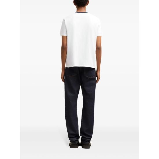 AMI AMI Men T-Shirts UTS047 724 100 WHITE Size US XL / EU 56 / 4 - 4 Thumbnail