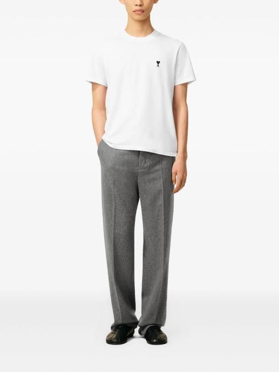 AMI AMI Men T-Shirts HTS346 724100 White Size US S / EU 44-46 / 1 - 2 Thumbnail