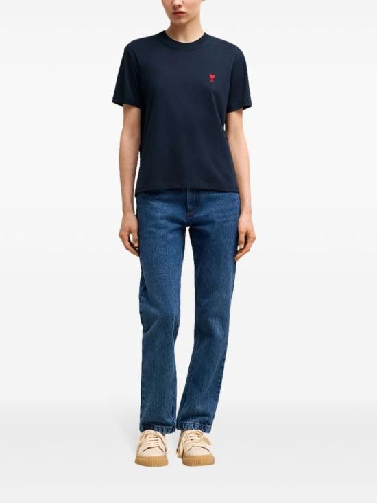 AMI AMI Men T-Shirts BFUTS035 724430 Blue Size US L / EU 52-54 / 3 - 6 Thumbnail
