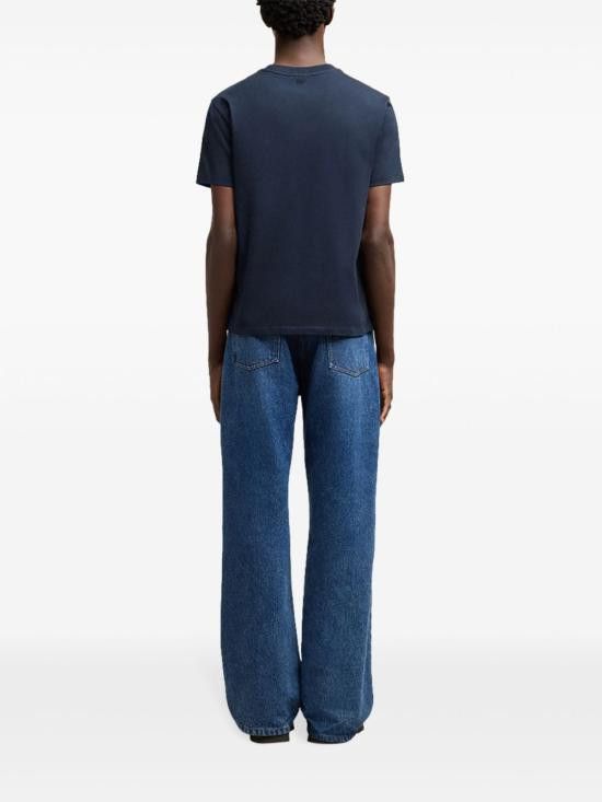 AMI AMI Men T-Shirts BFUTS035 724430 Blue Size US S / EU 44-46 / 1 - 3 Thumbnail