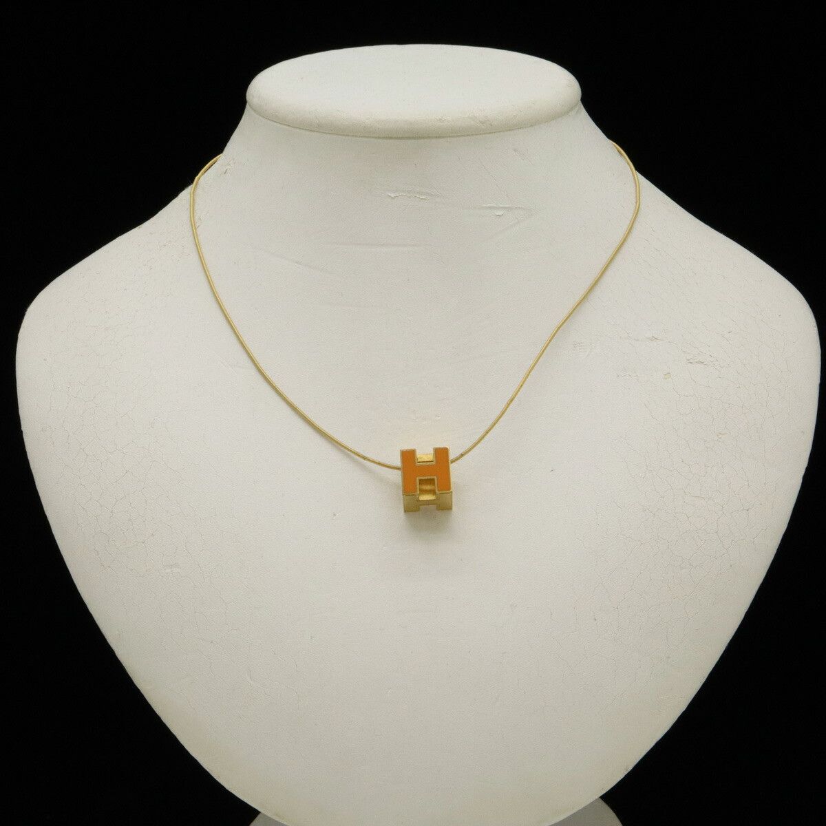 Hermes Hermes Hermes Caged d'H H Cube Necklace Metal Necklace DUTY FREE for USA Size ONE SIZE - 7 Thumbnail