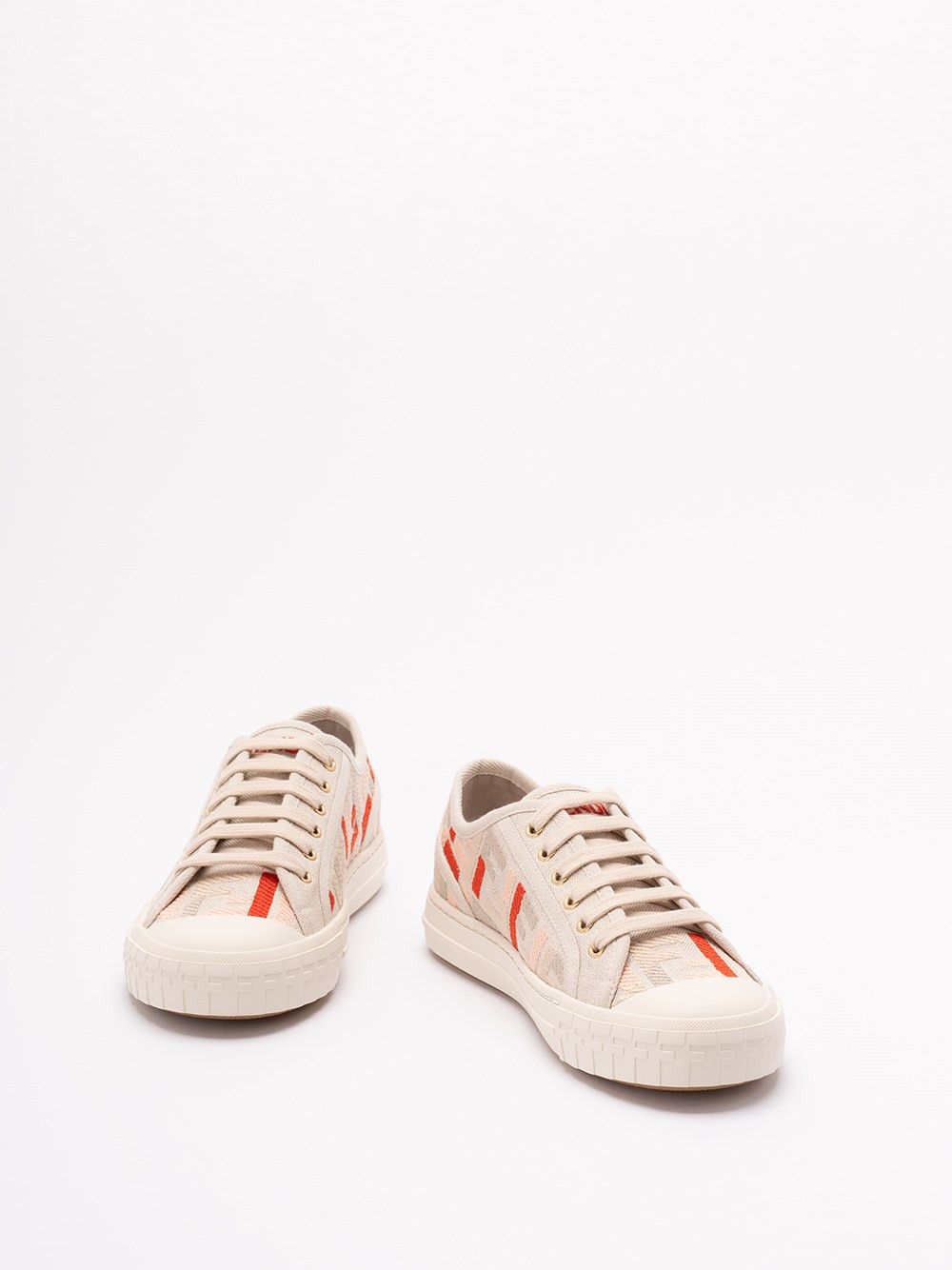 Fendi `Domino` Sneakers With `FF` Embroidery | Grailed