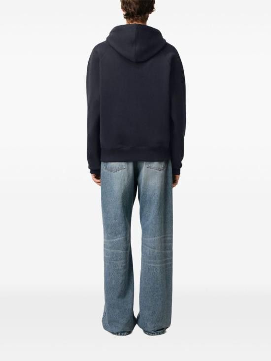 AMI AMI Men Hoodies USW275 7474011 Blue Size US L / EU 52-54 / 3 - 2 Thumbnail