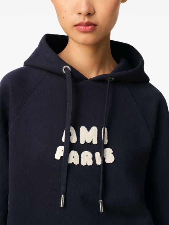 AMI AMI Men Hoodies USW275 7474011 Blue Size US S / EU 44-46 / 1 - 4 Thumbnail