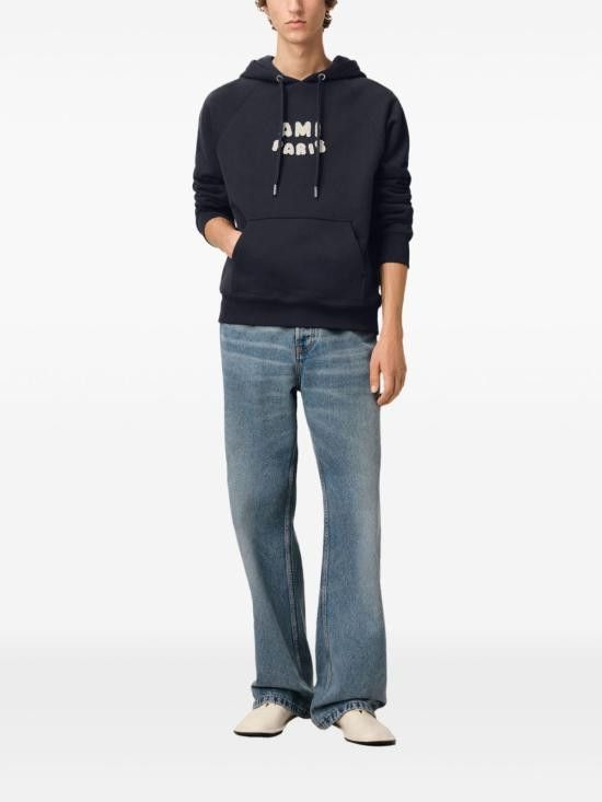 AMI AMI Men Hoodies USW275 7474011 Blue Size US S / EU 44-46 / 1 - 5 Thumbnail