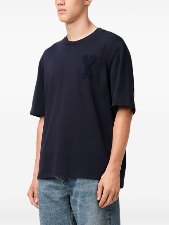 AMI AMI Men T-Shirts HTS055 7264011 Blue Size US L / EU 52-54 / 3 - 5 Thumbnail