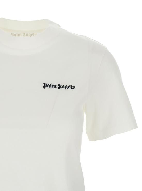 Palm Angels PALM ANGELS Women Tops PWAA044S24JER0010310 White Size L / US 10 / IT 46 - 3 Thumbnail
