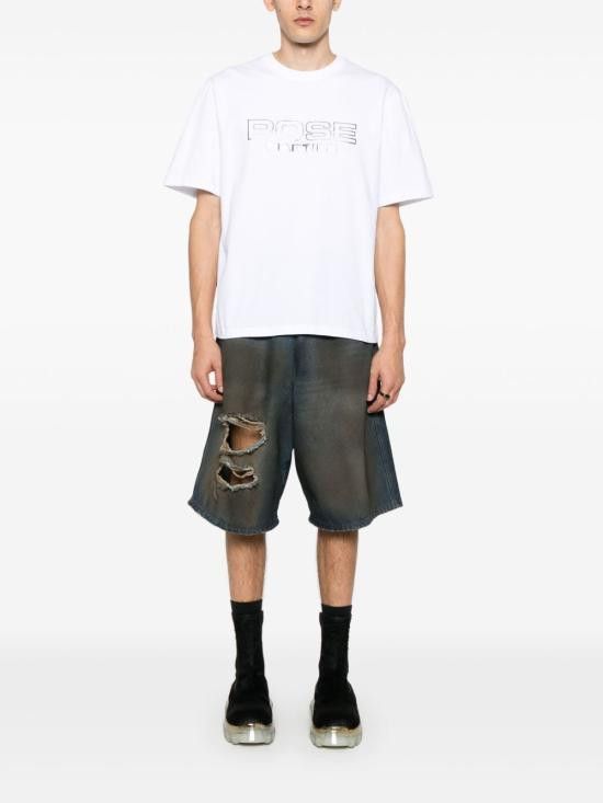 Martine Rose MARTINE ROSE Men T-Shirts 603JE01000D WHT White Size US L / EU 52-54 / 3 - 3 Thumbnail