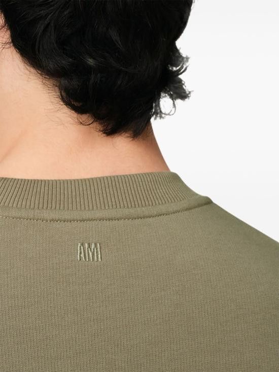 AMI AMI Men Hoodies HSW060 730375 Green Size US L / EU 52-54 / 3 - 2 Thumbnail