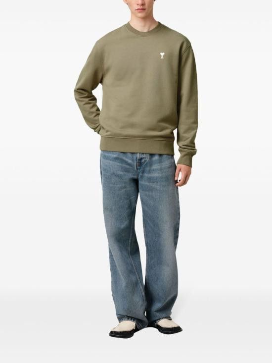 AMI AMI Men Hoodies HSW060 730375 Green Size US XXL / EU 58 / 5 - 4 Thumbnail