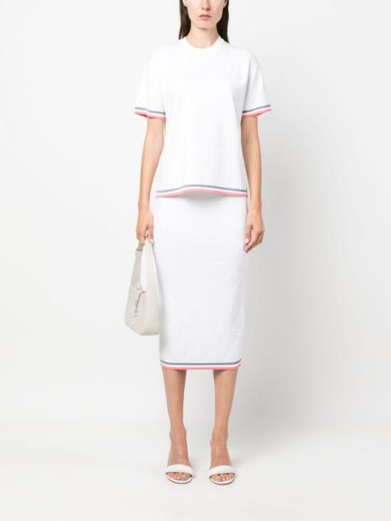 Fendi FENDI Women Mid Skirts FZQ719 ANZEF0ZNM White Size 28" / US 6 / IT 42 - 2 Thumbnail