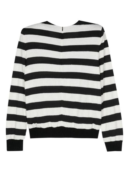 Balmain BALMAIN Women Sweater DF1AR845 JI70EAB Black Size S / US 4 / IT 40 - 2 Thumbnail